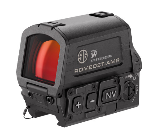 SIG Sauer Romeo8T-AMR 1X40mm Black Compact Red Dot Sight with Illuminated Reticle