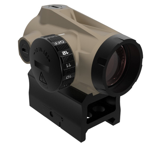 SIG Sauer Romeo MSR Gen II 1X20mm Flat Dark Earth Red Dot Sight with 12 Illumination Settings