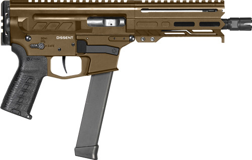 CMMG DISSENT MkGs 6.5" 9mm Pistol - Midnight Bronze