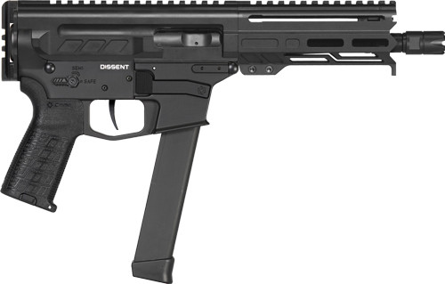 CMMG DISSENT MkGs 6.5" 9mm Pistol - Armor Black