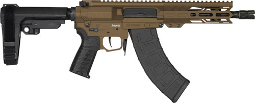 CMMG Banshee MK47 8" 7.62x39mm Pistol - Midnight Bronze