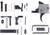 CMC Triggers AR-15/AR-10 Lower Parts Kit with 3.5lb Single Stage Curved Trigger