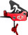 Elftmann Apex Pro Adjustable 2.75-7 lb Curved Trigger - Red
