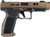 Canik TTI Combat 4.6" 9mm Full-Size Pistol - Black/Bronze