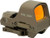 Holosun 510C 2 MOA Green Dot / 65 MOA Circle Open Sight with QD Absolute Co-Witness Mount - FDE