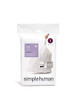 simplehuman Custom Fit Bin Liner Code T, Pack Of 40 - CW0216