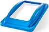 ESLIDFRAMEBLU38 - Straight EcoSort Frame Lid - Blue - UK manufactured for a low carbon solution to waste management