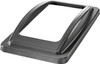 ESLIDFRAMEGRY18 - Narrow grey polypropylene lid with large open aperture that is compatible with 60L and 87L Slim Jims