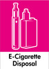 A4 Waste Bin Sticker - E-Cigarette Disposal - PCA4ECD
