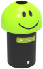 Leafield Smiley Face Emoji Recycling Bin  60 Ltr - Mixed Recycling