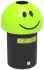 Leafield Smiley Face Emoji Recycling Bin – 60 Ltr - Mixed Recycling