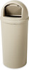 FG816088BEIG - Rubbermaid Marshal Classic Container - 56.8 Ltr - Beige - Flap Open