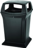 FG917388BLA - Rubbermaid Ranger Container with Four Openings - 170.3 Ltr - Black