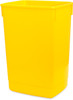 510901 - Addis King Size Bin Base - 60 Ltr - Yellow - Ideal for use in colour coded waste and recycling hubs