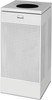 FGSC14SSPL - Rubbermaid Silhouettes Square Open Top Bin - 60L - Stainless Steel