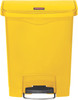 1883573 - Rubbermaid Slim Jim Front Step Pedal Bin - 30 Ltr - Yellow