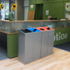 Wybone C-Bin Quad Recycling Unit Transparent Bodies - 240L - CBIN/Q60