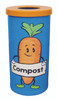 Plastic Furniture Company Popular with Compost Recycling Graphic for Indoor Use - 70 Litres - POP-RCH / COMPOST