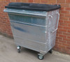 660 Metal Wheelie Bin Outside