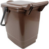 43802 - Kerbside Compost Caddy - 23 Ltr - Brown - Rear Hinge