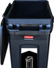 BNSC87GW - Soho Recycling Bin - 87 Ltr - General Waste - Hinge Lid Open