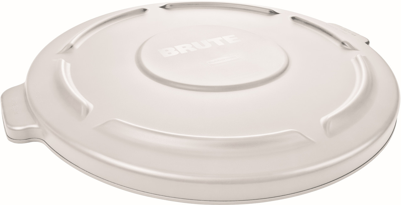 Rubbermaid Brute Lid With Scoop Storage - Clear Sliding Lid, Pack Of 4, Fits Brute Containers