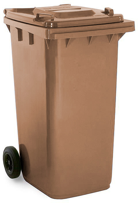 Brown Wheelie Bin 240 Litre