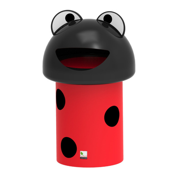 Leafield MiniBuddy Ladybug Bin - 60L