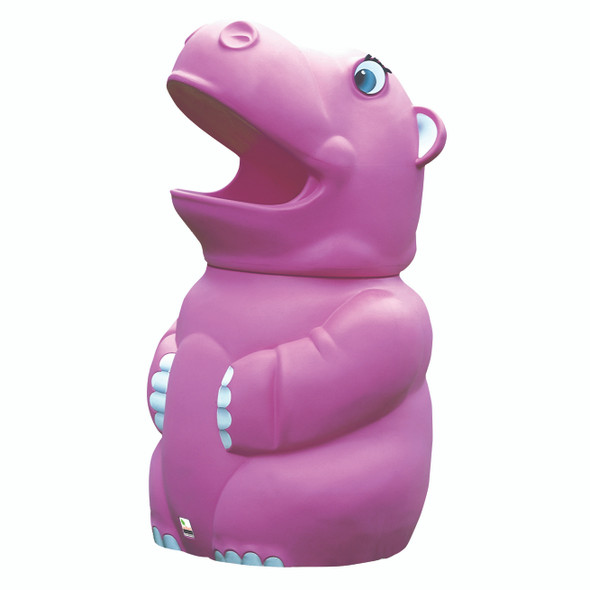Leafield Henrietta Hippo Bin with Steel Liner - Pink 70L