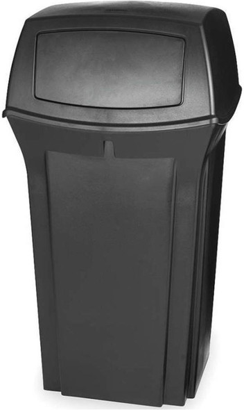 FG843088BLA - Rubbermaid Ranger Container with Two Doors - 132.5 Ltr - Black