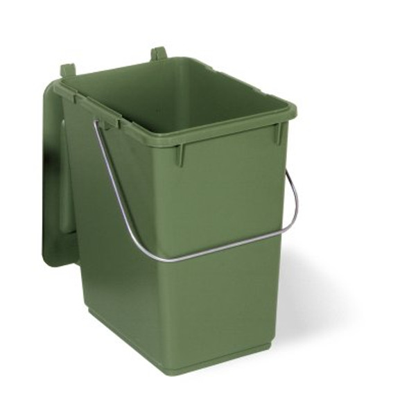 10 Litre Kitchen Waste Caddy Bin Green - WB10GRN