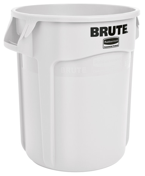 Rubbermaid BRUTE Container - 37.9 Ltr - White - FG261000WHT