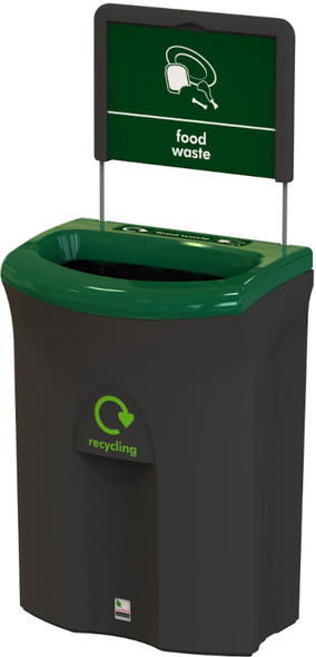 Leafield Meridian Recycling Bin - 110 Ltr - Food Waste
