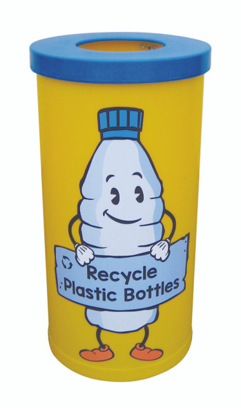 Plastic Furniture Company Popular with Plastic Bottle Recycling Graphic for Indoor Use - 70 Litres - POP-RCH / PLASTIC BOTTLES