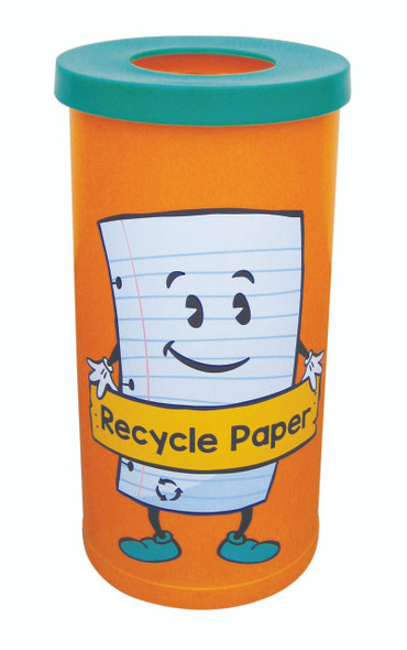 Plastic Furniture Company Popular with Paper Recycling Graphic for Indoor Use - 70 Litres - POP-RCH / PAPER
