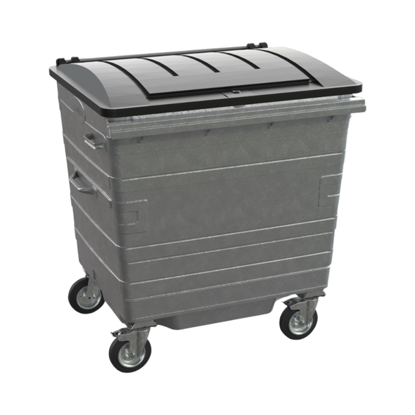 1100 Litre Metal Wheelie Bin THREE DAY DELIVERY