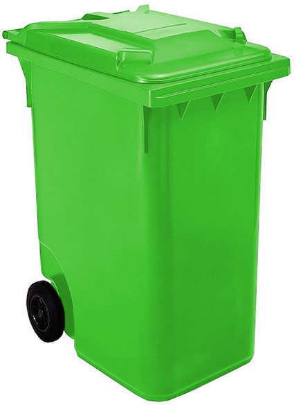 Lime Green Wheelie Bin - 360 Litre - WB360LIM