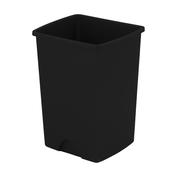 Black Plastic Bin Base with 25 Litre Capacity