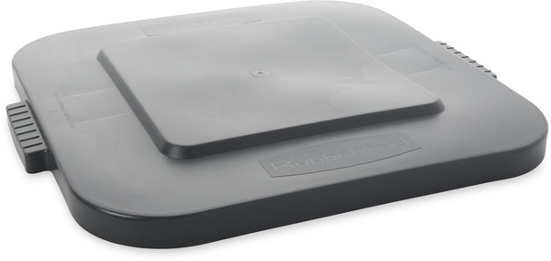 Rubbermaid Square BRUTE Lid - 151.4 Ltr - Grey - FG353900GRAY