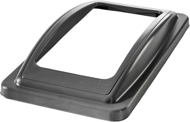 ESLIDFRAMEGRY18 - Narrow grey polypropylene lid with large open aperture that is compatible with 60L and 87L Slim Jims