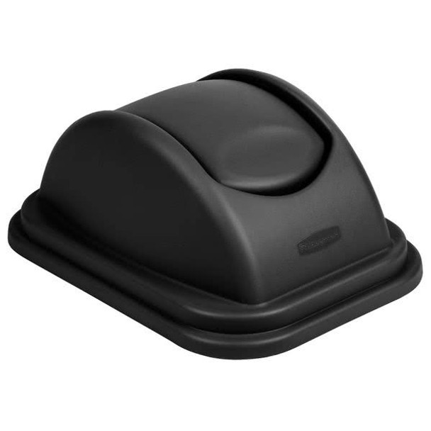 Rubbermaid Wastebasket Swing Lid - 39 Ltr - Black - FG306700BLA