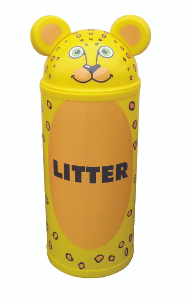 Plastic Furniture Company Large Leopard Bin for Indoor & Outdoor Use - 52 Litres - LEP-L