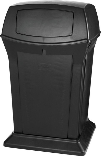 FG917188BLA - Rubbermaid Ranger Container with Two Doors - 170.3 Ltr - Black