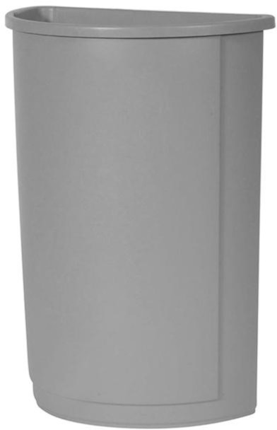 FG352000GRAY - Rubbermaid Half-Round Container - 79.5 Ltr - Grey