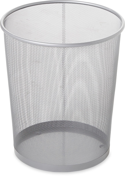 FGWMB20SLV - Rubbermaid Concept Collection Round Wastebasket - 19 Ltr - Silver