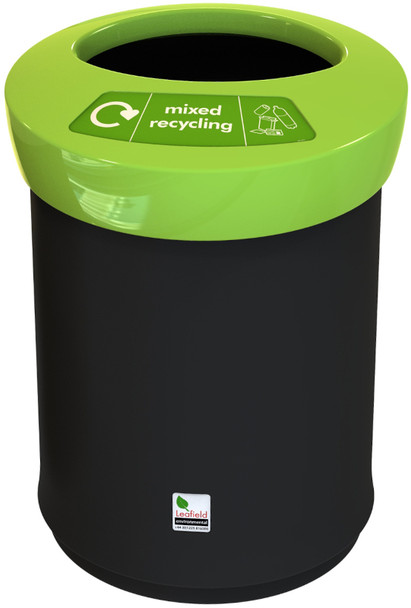 Leafield EcoAce - Open Lid - 52 Ltr - Mixed Recycling