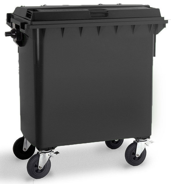 Black Wheelie Bin - 770 Litre - WB770BLA