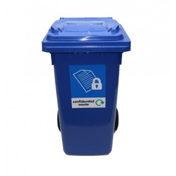 120 Litre Confidential Wheelie Bin - BNWB120CP