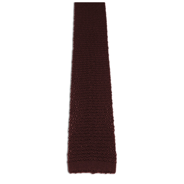 Chocolate Silk Knit Tie - Chipp Neckwear