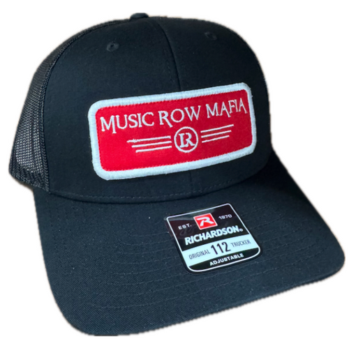 Music Row Mafia Patch Hat Red Patch Music Row Mafia Patch Hat Red Patch